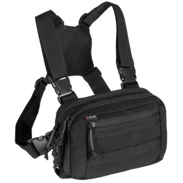   Chest Pack, "Recon", black - mellkas táska, fekete