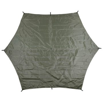   MFH Tarpaulin, "Hexagon-Tarp", OD green, ca. 340 x 310 cm - hatszögletű ponyva, oliva