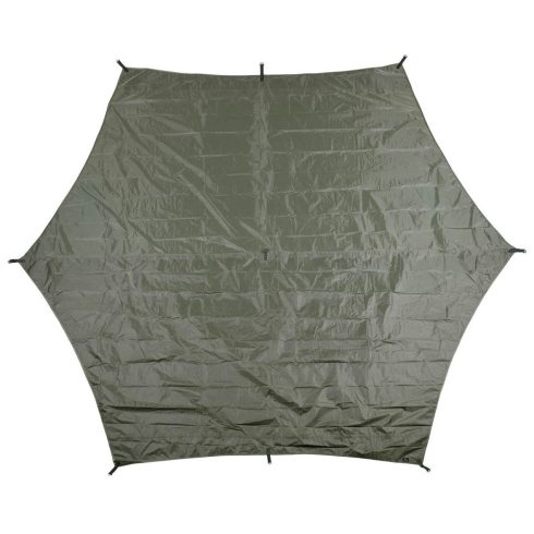 MFH Tarpaulin, "Hexagon-Tarp", OD green, ca. 340 x 310 cm - hatszögletű ponyva, oliva