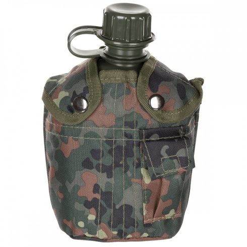 US Plastic Canteen, 1 l, cover, BW camo, BPA free kulacs