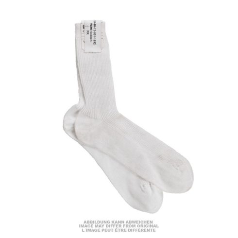BELGIAN WHITE SPORT SOCKS LIKE NEW - MIL-TEC, sport zokni, fehér