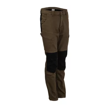INUIT Férfi stretch nadrág, barna/fekete , 48