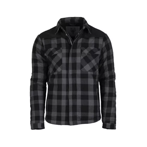 BLACK/GREY LUMBERJACKET - dzseki, fekete/szürke, MIL-TEC