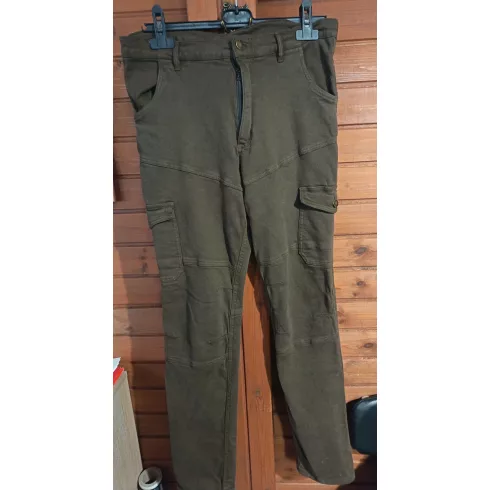 INUIT Bolyhos bélésű téli nadrág, unisex, zöld, 52