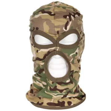   Balaclava, 3 hole, thin, operation-camo, 100 % Cotton - 3 lyukú símaszk, terepmintás