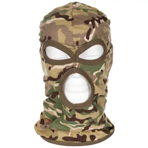 Balaclava, 3 hole, thin, operation-camo, 100 % Cotton - 3 lyukú símaszk, terepmintás