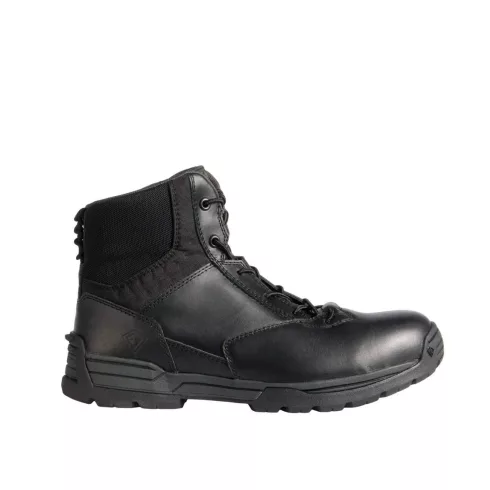 First Tactical Men's 6" Side Zip Duty Boot 165001 Black  - bakancs, fekete