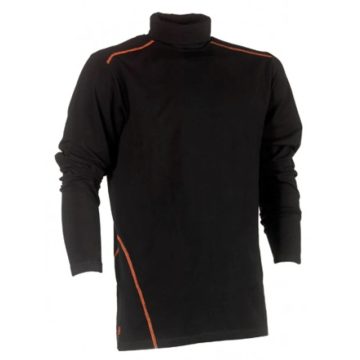  HEROCK Lotis Roll neck, T-shirt long sleeve, black, M - garbó nyakú hosszúujjú póló, fekete, M
