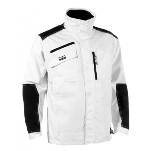 HEROCK Perseus Jacket white/black, M - légáteresztő, vízálló, 2 az egyben dzseki, fehér/fekete M
