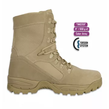   BARBARIC TAN " TWISTER" 9" Army boot - bakancs 42