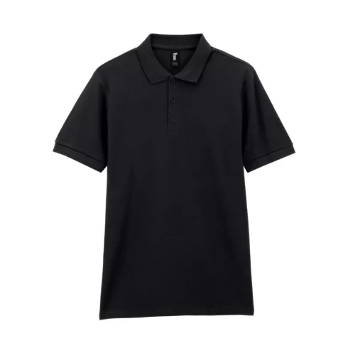PREMIUM COTTON® FELNŐTT DULA PIQUÉ PÓLÓ, fekete, L