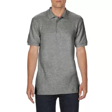 PREMIUM COTTON® FELNŐTT DULA PIQUÉ PÓLÓ, szürke, L