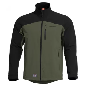 ELITE LIGHT SOFTSHELL JACKET dzseki, zöld-fekete, 3XL