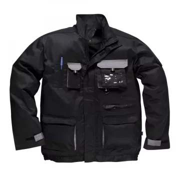 Texo kétszínű kabát Contrast Jacket blackgrey, XL