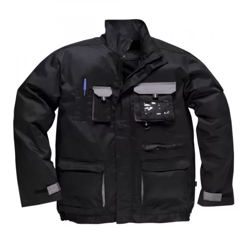 Texo kétszínű kabát Contrast Jacket blackgrey, XL