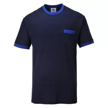 Portwest Texo kontraszt póló black/navy XL