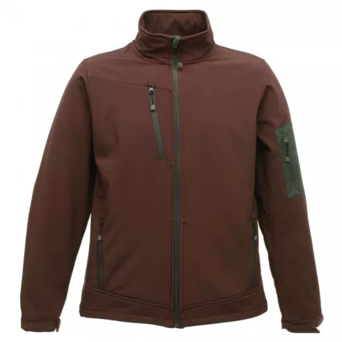 RETRA674 ARCOLA - 3 LAYER MEMBRANE SOFTSHELL, otter-seal Grey - 3 rétegű, vidra barna-fóka szürke, S