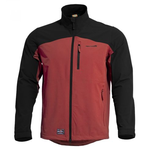 ELITE LIGHT SOFTSHELL JACKET dzseki, piros-fekete