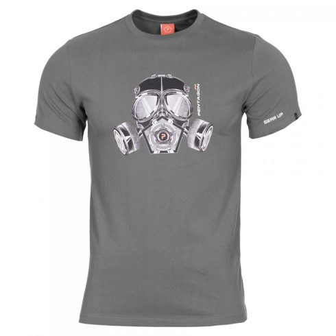 Pentagon K09012gm Gas Mask taktikai póló - Több színben!