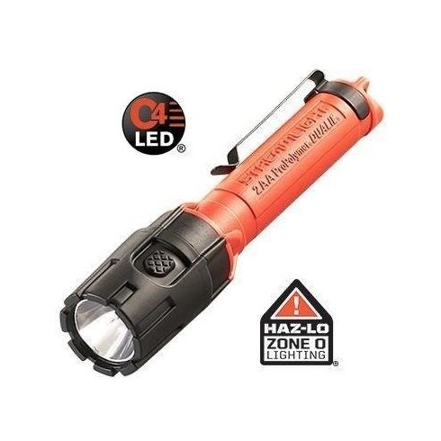 Streamlight Dualie 2AA, ATEX robbnásbiztos lámpa, ipari, narancs, 175 lm