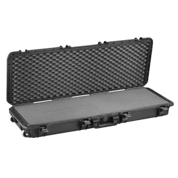 SUPROBOX M110-14 vízálló, törésálló, ütésálló műanyag védőtáska, fegyvertok, fegyvertáska, hosszú táska - szivacsos