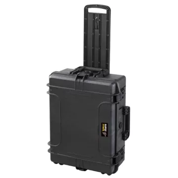   SUPROBOX M54-19T vízálló, törésálló, ütésálló műanyag hordláda, hordtáska, táska, védőtáska - szivacsos