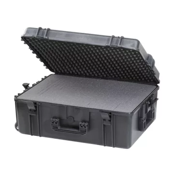   SUPROBOX M62-25 vízálló, törésálló, ütésálló műanyag hordláda, hordtáska, táska, védőtáska - szivacsos