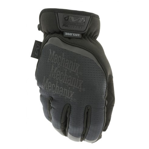 Mechanix FastFit Covert D4-360 Cut Resistant Black taktikai kesztyű, fekete, vágásálló