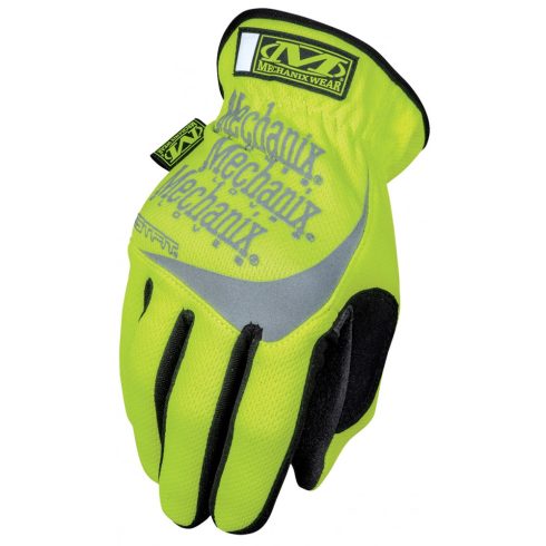 Mechanix Fastfit HiVis Yellow kesztyű, sárga láthatósági