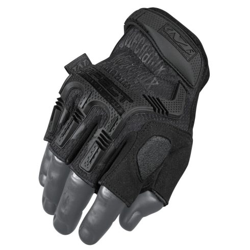 Mechanix M-Pact taktikai kesztyű, fekete, ujjatlan