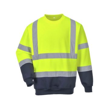 B306 - Kéttónusú Hivis pulóver - Sárga