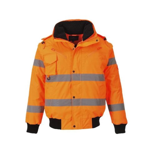 C467 - Hi-Vis 3 az 1-ben bomber kabát - Narancs