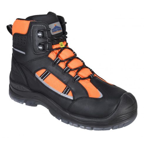 FC59 - Portwest Compositelite Retroglo Hi-Vis bakancs S3 WR ESD - narancs