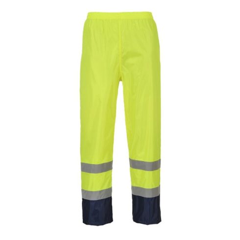 H444 - Hi-Vis ClassicContrast esőnadrág - sárga/tengerészkék