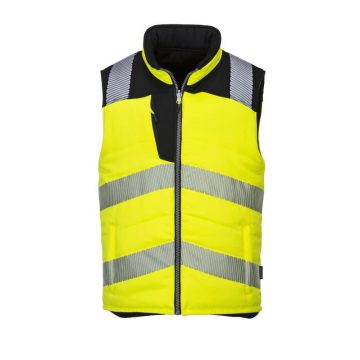 PW374 - PW3 Hi-Vis kifordítható mellény - sárga/fekete