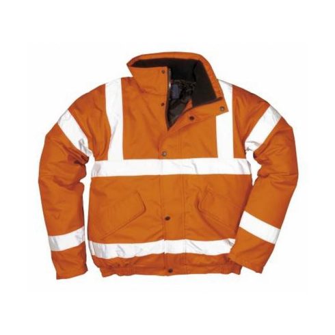 RT32 - Jól láthatósági dzseki vasúti dolgozók részére - narancs