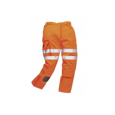 RT46 - Jól láthatósági nadrág vasúti dolgozók részére - narancs