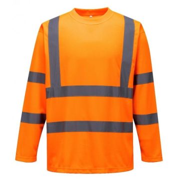 S178 - Hi-Vis hosszú ujjú póló - narancs