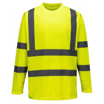 S178 - Hi-Vis hosszú ujjú póló - sárga