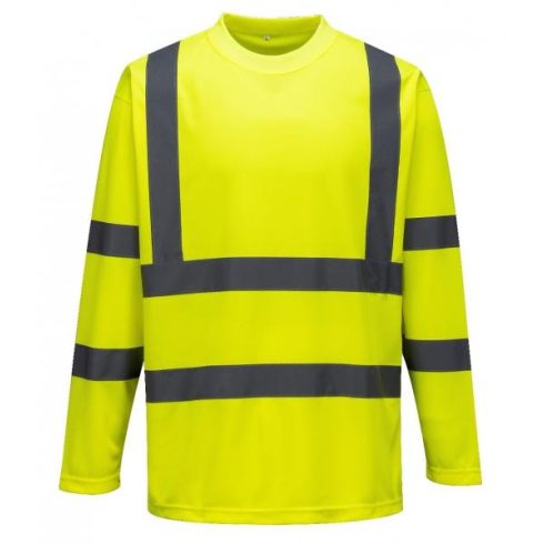 S178 - Hi-Vis hosszú ujjú póló - sárga