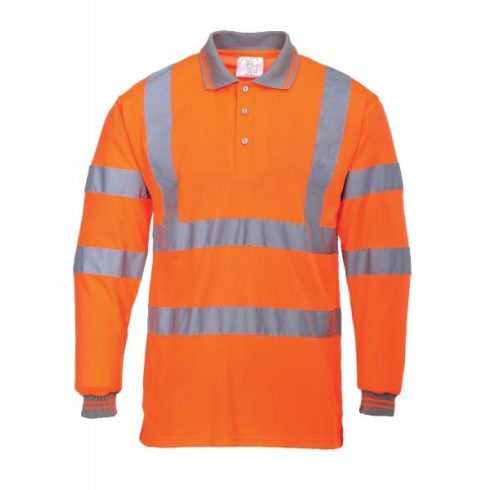 S277 - Hi-Vis hosszú ujjú pólóing - narancs