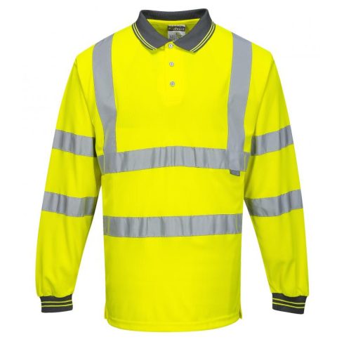 S277 - Hi-Vis hosszú ujjú pólóing - sárga