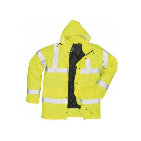 S461 - Jól láthatósági lélegző kabát - sárga