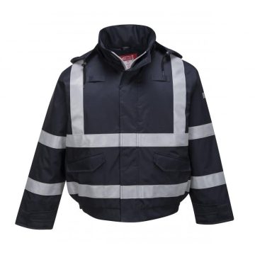   S783 -  Bizflame Rain Multi Protection Bomber Jacket - tengerészkék