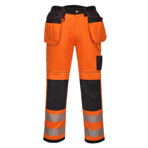 T501 - PW3 Hi-Vis Holster nadrág - narancs/fekete