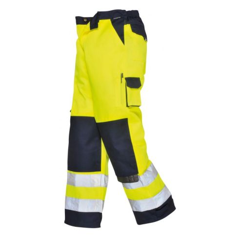 TX51 - Texo Hi-Vis derekasnadrág - sárga / tengerészkék