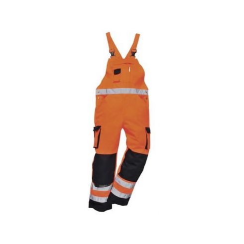 TX52 - Texo Hi-Vis mellesnadrág - narancs / tengerész