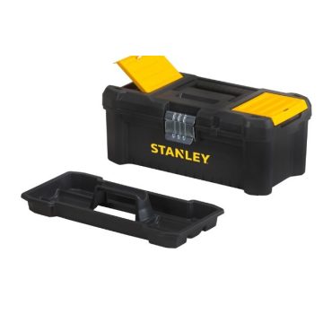   Stanley 12,5" Szerszámosláda csavartartóval, fémcsatos