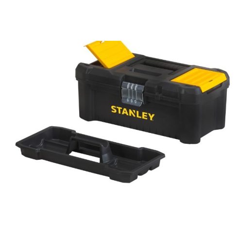 Stanley 12,5" Szerszámosláda csavartartóval, fémcsatos