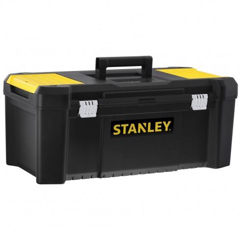 Stanley 26"-os szerszámosláda fémcsattal és rendszerezővel